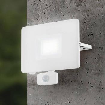 Foco de Exterior LED Faedo 3 con Sensor de Movimiento Blanco 50W IP44