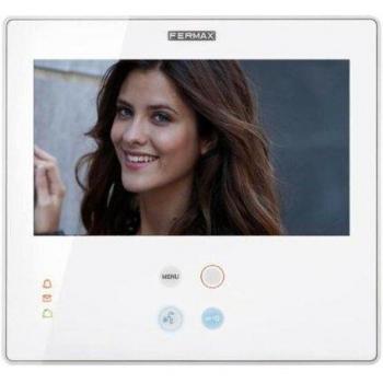 Fermax f06575 Smile Color Monitor 7 Pulgadas Touch, 6575, Color Blanco