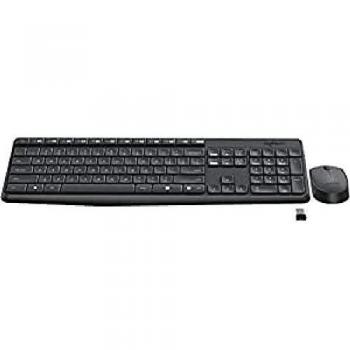 Logitech MK235 RF inalámbrico Húngaro Negro - Teclado