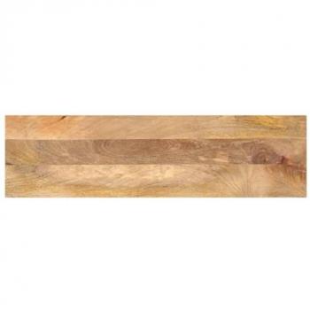 Tablero de mesa rectangular madera maciza mango 110x20x3,8 cm