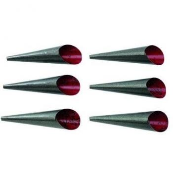 imf Set 6 Conos, Steel, Tin, 12 cm