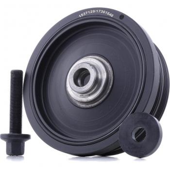Polea de Cigüeñal RIDEX 3213B0242 para BMW, con 4 gorges, compatible con modelos E46, E90 y E60