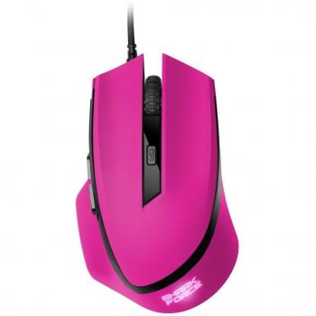 Sharkoon SHARK Force USB Óptico 1600DPI Rosa mano derecha - Ratón
