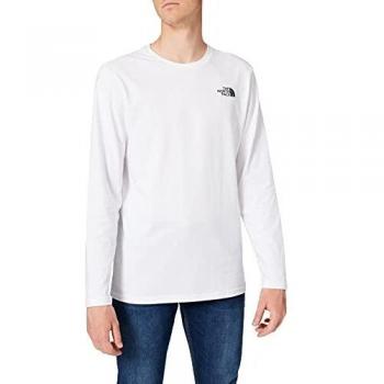 The North Face M LS Easy tee Camisa, Hombre, TNF Negroanco, L