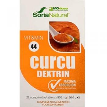 Soria Natural Curcuma Dextrinada CurcuDextrin, 28 Comprimidos
