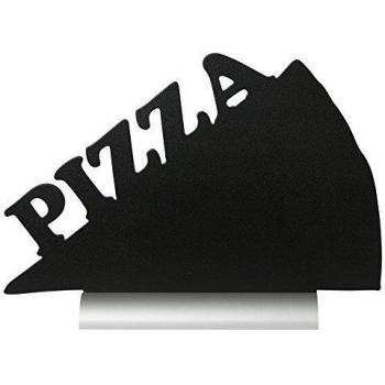 Pizza Table Chalkboard with Aluminum Stand and Marker