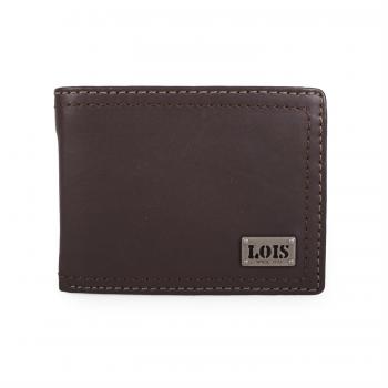 LOIS - 28511 BILLETERO DE PIEL, Color Marron