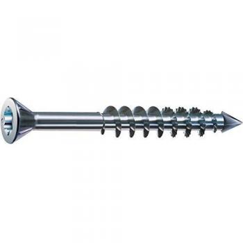 Tornillo MDF Wirox T-Star Plus 4x40mm Cabeza Avellanada Rosca Parcial Caja de 200 piezas