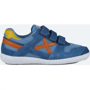 Zapatilla Munich Mini Goal VCO 8128588 para Niños de Color Azul