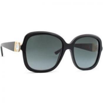 Jimmy Choo Sadie/S 807 9O 56 Women's Sunglasses Black Dark Grey Gradient - Size: ONE size