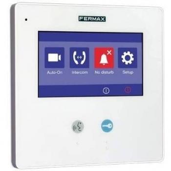FERMAX Monitor 1 Way Slim 4,3, Blanco, Set de 1425 Piezas
