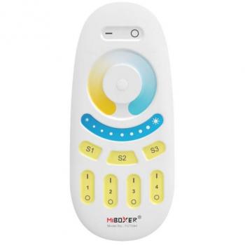 Mando a distancia 4 zonas monocolor/CCT FUT094 con regulación RF 2,4GHz
