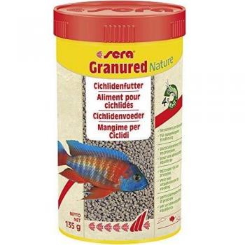 Sera Gránulos con Efecto potenciador de Color para cíclidos carnívoros Granured