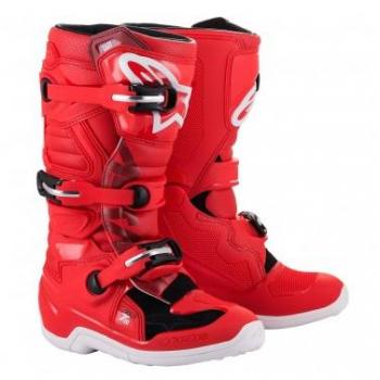 Botas juveniles de motocross Alpinestars Tech 7S - Rojo (39)