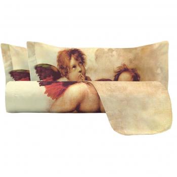 Juego de cama Sogni d'Autore, impresión digital, 100% algodón, doble, SD59