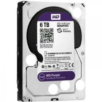 Disco Duro Interno Western Digital Purple 6000GB SATA III