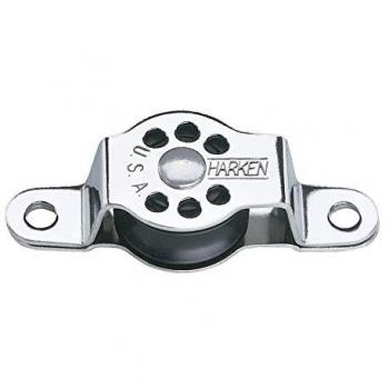 Harken Soporte Micro Cheek Block Plateado - Bloque micro mejillas de baja fricción, compacto y ligero para barco y yate de vela