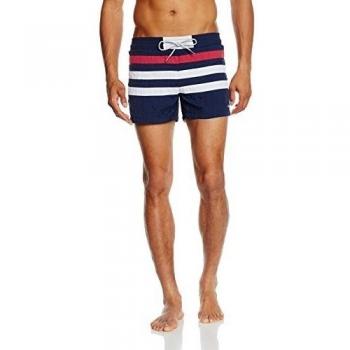 Harmont & Blaine Boxer Mare Righe, Bañador para Hombre, Azul Marino, XXL