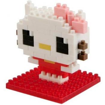 Unbekannt Nanoblock NBCC-010 - Puzzle 3D de Hello Kitty Kawaii