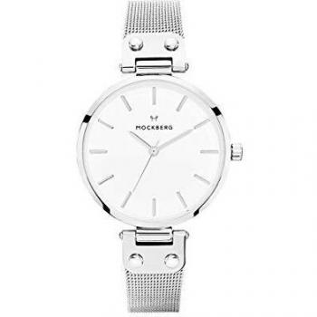 Reloj Mockberg Elise 34mm - Diseño Moderno y Minimalista con Malla de Acero Inoxidable