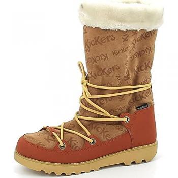 Botas de Nieve para Mujer KICKERS Neosnow 911450-50 Camel Oxidado