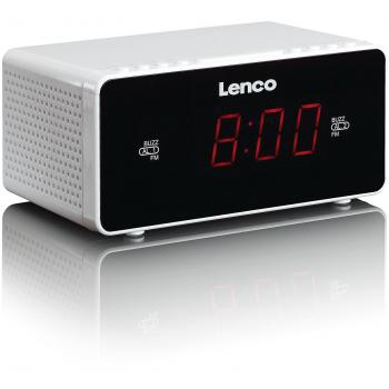 Reloj Despertador Digital Portátil Lenco CR-510 Rojo