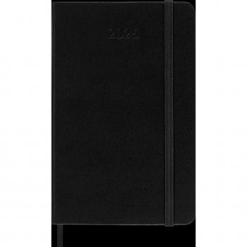 Agenda Moleskine Pocket 2025 Semana Vista Vertical Tapa Dura Color Negro
