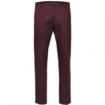 SELECTED HOMME Slhslim-mylologan Fudge TRS B Noos, Pantalones de Traje para Hombre, Marrón), 36R