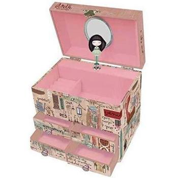 roymart Joyero 4 cajones anekke Organizadores de Joyas para Armario Almacenaje de Adornos Festivos Artículos para el hogar Unisex Adulto, Multicolor
