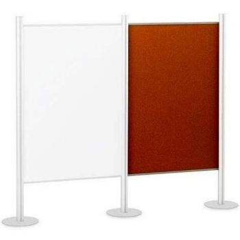 Faibo Soportes modulares para mamparas y pizarras (100 x 150 cm
