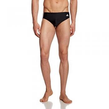 adidas Badehose Infinitex 3-Stripes Trunk - Bañador para hombre, color black/white, talla 46