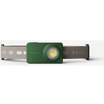 Linterna Frontal Recargable Bookman Monocle USB Verde 225 Lumens