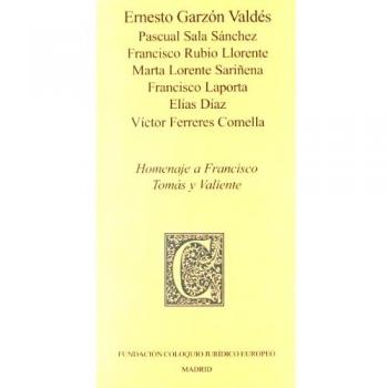 Homenaje A Francisco Tomás Y Valiente