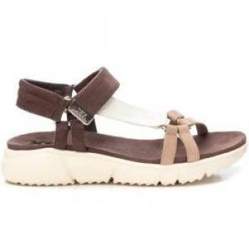 Sandalia Xti 142901 Taupe con cierre autoadherente para Mujer