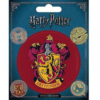 Adhesivos de Vinilo Harry Potter - Casa Gryffindor, Multicolor, 10 x 12.5 cm