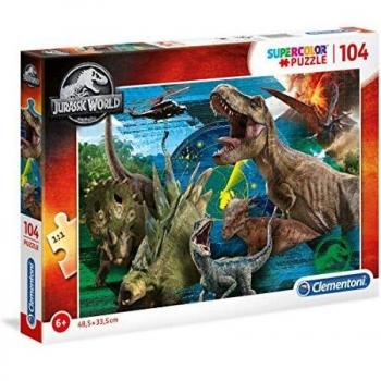 Clementoni- Jurassic Park/World Rompecabezas de 104 Piezas – Mundo Jurásico