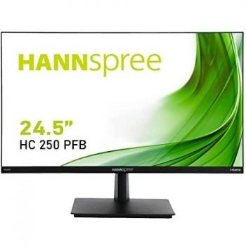 Hanns G HC250PFB Monitor 24.5 FHD (1920 x 1080) 3ms Response Time VGA HDMI DisplayPort Multimedia