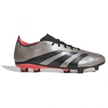 Botas de fútbol adidas Predator League FG, características: diseño ergonómico, tecnología de control en el toque del balón, suela FG para césped firme, parte superior sintética con textura para mayor agarre, plantilla acolchada para comodidad