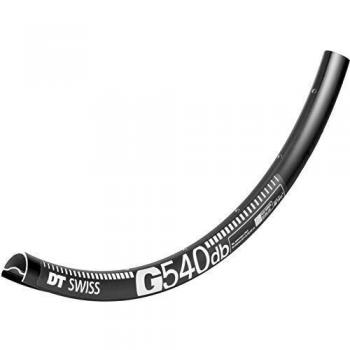 Llanta DT Swiss G 540 700c, 28 agujeros, 25mm, disco, negra