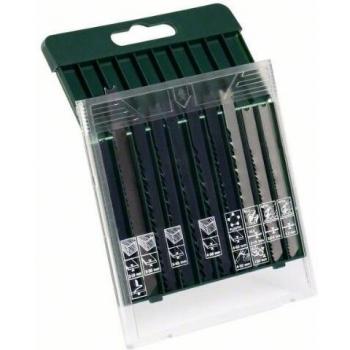 Bosch 2607019460 - Set con 10 hojas de sierra de calar con inserción en U