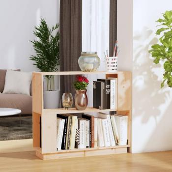 Librería/partición 80x25x70 cm madera maciza de pino