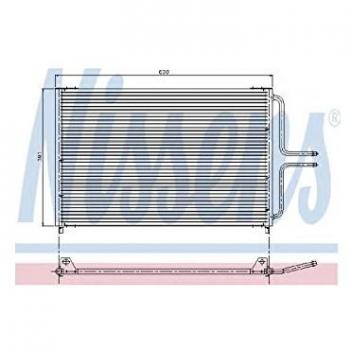 Condensador de aire acondicionado Nissens 94322, sistema de aire acondicionado, compatible con múltiples vehículos, alta eficiencia en la refrigeración, fabricado con materiales de calidad para mayor durabilidad y rendimiento óptimo