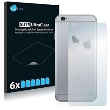 savvies Protector Pantalla Compatible con Apple iPhone 6S Plus Trasera