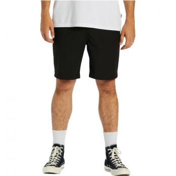 Shorts de hombre Billabong Crossfire Solid 20' - Negro