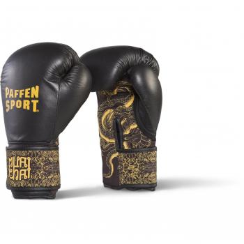 Paffen Sport Thai Star dryhand Thai de boxeo para el entrenamiento, Unisex, Thai Star Dryhand, schwarz/gold Dragnon