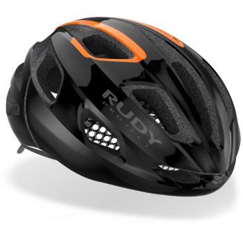 Casco Rudy Project Strym Negro Naranja Brillante Adulto S-M