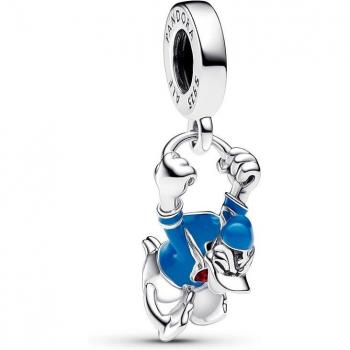 Charm Colgante Pato Donald de Disney - Pandora Joyería 793358C01, tipo: charm colgante, características: diseño exclusivo de Disney, elaborado en plata de ley, detalles esmaltados a mano, compatible con pul