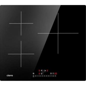 Placa de Inducción Ciarra AWBIH3B 3 Zonas Función Boost 6200W 60cm Negra