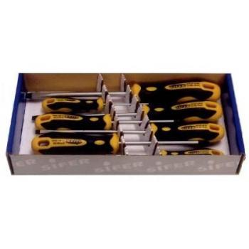 Juego de 7 Destornilladores Planos y Phillips Sifer 531510
