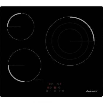 Placa Vitrocerámica Benavent VBBR360 3 Zonas de Cocción Touch Control 1 Zona Triple Temporizador 60cm Negra